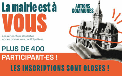 📢 La mairie est à Vous… Clôture des inscriptions❕